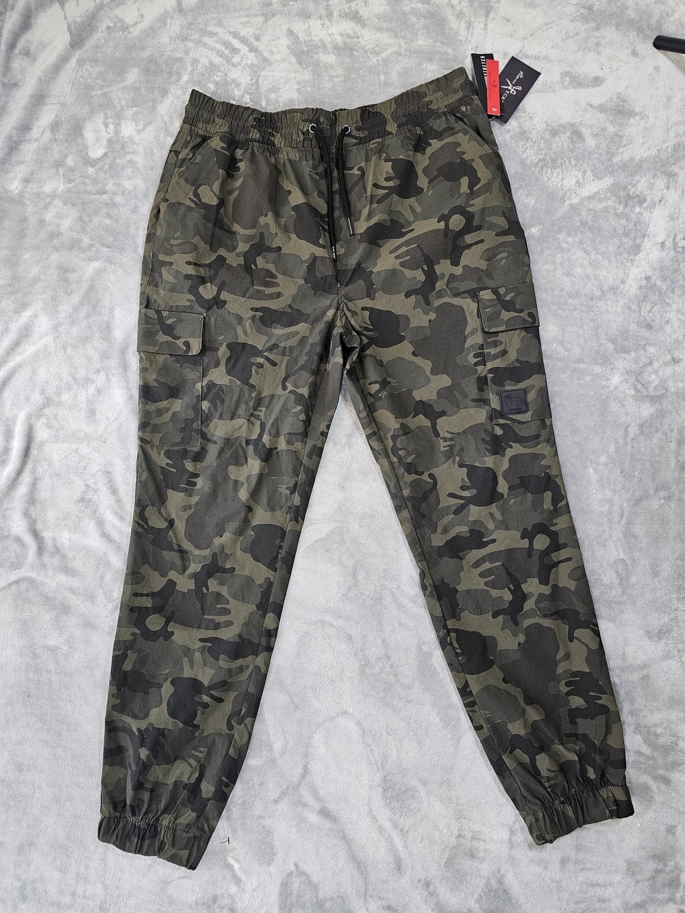 Marc Ecko Cut & Sew Camo Jogger Cargo Stretch Pants Men XL - Picture 2 of 15